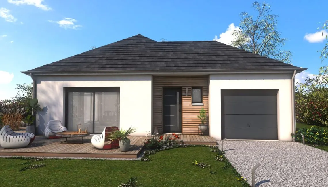 Maison 105.89 m² avec terrain à SAINT-MARTIN-DU-BOIS (49)
