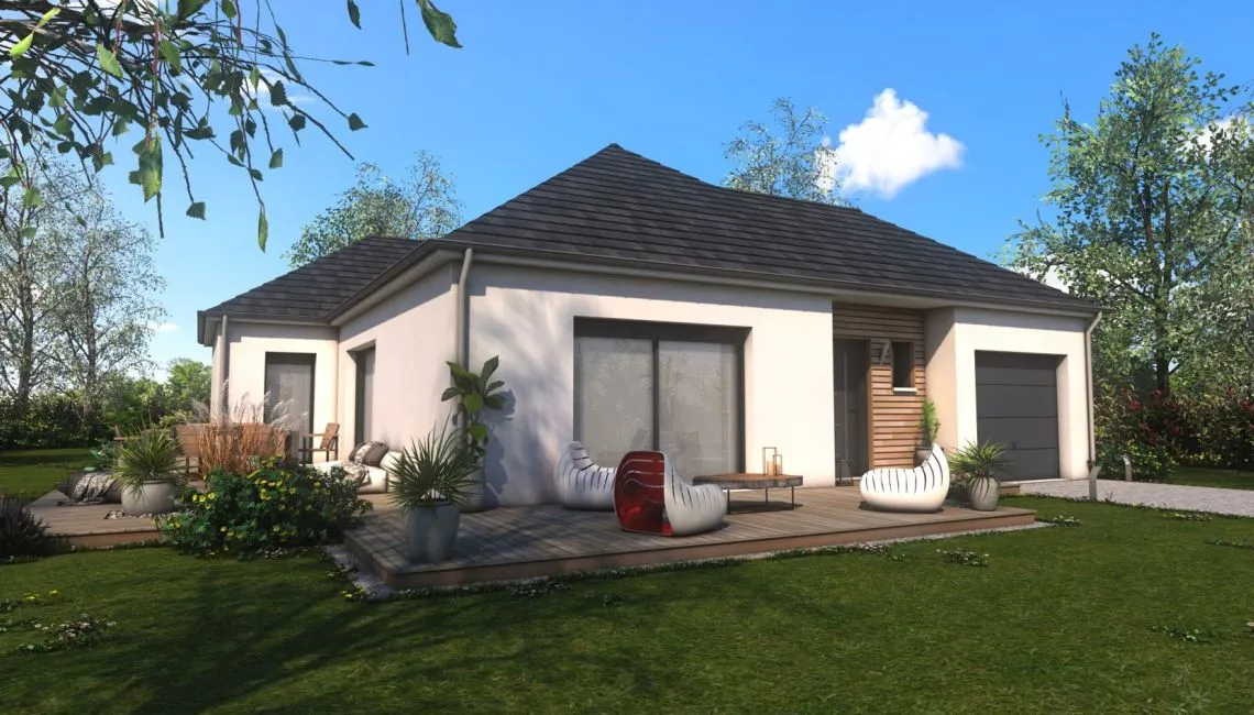 Maison 105.89 m² avec terrain à SAINT-MARTIN-DU-BOIS (49)
