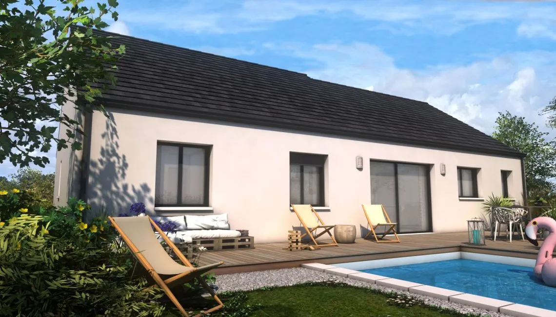 Maison 94.74 m² avec terrain à CHAMBELLAY (49)
