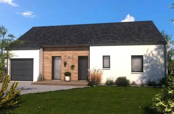 Photo maison 80&nbsp;m² sur terrain 499&nbsp;m²